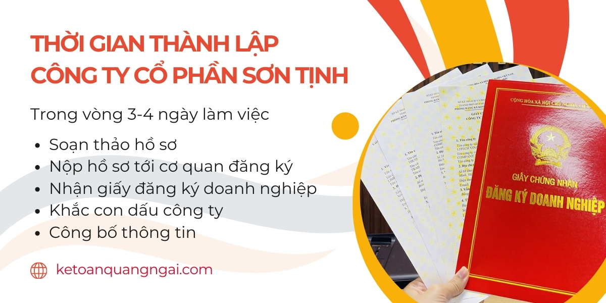 Dịch vụ thành lập công ty cổ phần Sơn Tịnh - Ms. Thu