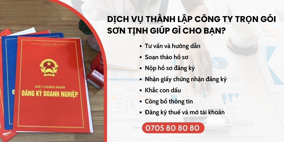 Thành lập công ty trọn gói Sơn Tịnh giá rẻ, uy tín - Ms. Thu