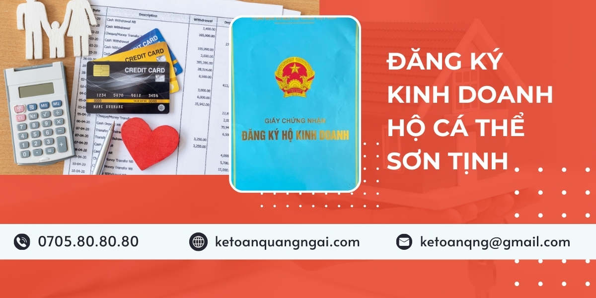 Dịch vụ đăng ký kinh doanh hộ cá thể Sơn Tịnh