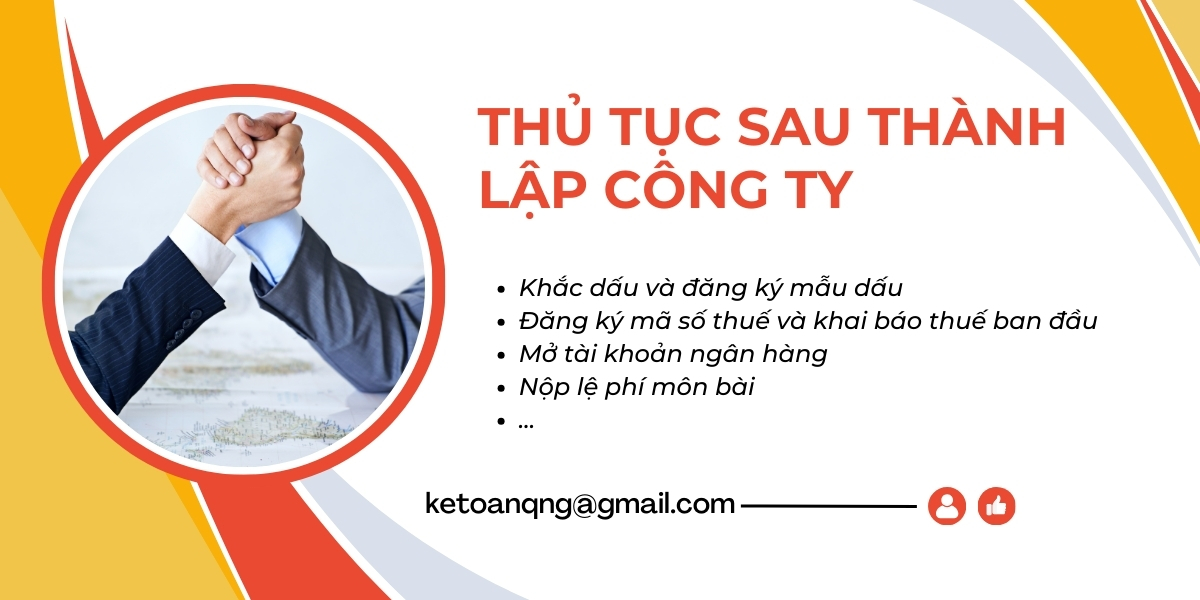 Dịch vụ thành lập công ty Sơn Tịnh