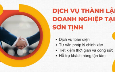 Dịch vụ thành lập doanh nghiệp Sơn Tịnh trọn gói, uy tín