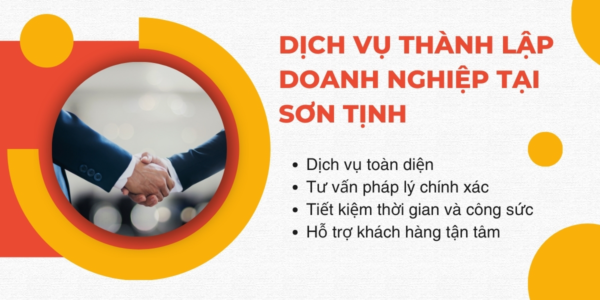 Dịch vụ thành lập doanh nghiệp Sơn Tịnh trọn gói, uy tín