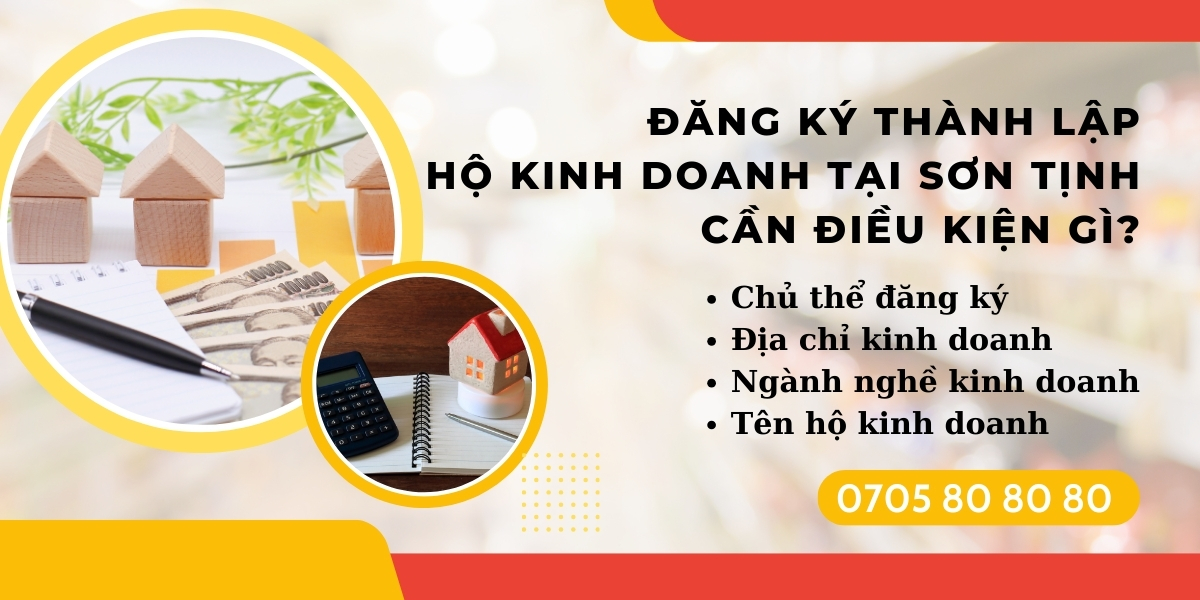 Thành lập hộ kinh doanh cá thể Sơn Tịnh uy tín