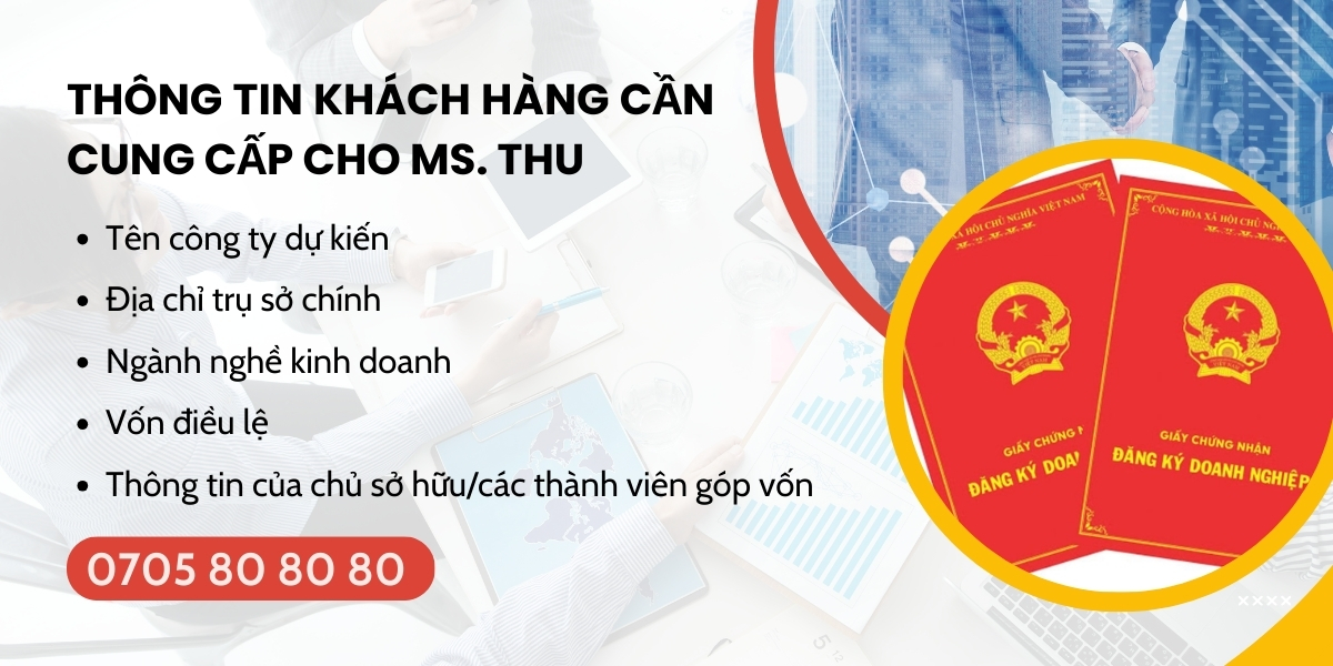 Dịch vụ thành lập công ty Bình Sơn uy tín - Ms. Thu