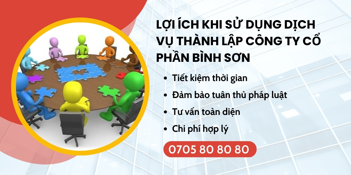 Thành lập công ty cổ phần Bình Sơn uy tín - Ms. Thu